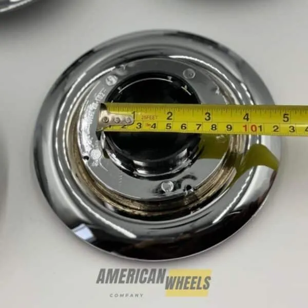 Silver Chrome GMC Wheel Center Caps 4-PCS Floating Set - Image 4