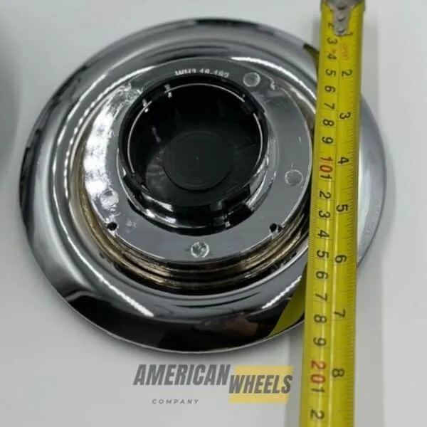 Silver Chrome GMC Wheel Center Caps 4-PCS Floating Set - Image 2