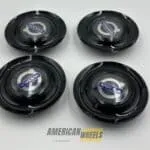 Volvo Floating Caps 4Pcs Gloss Black