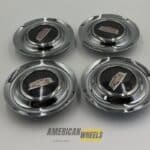 Cadillac Floating Center Caps 4Pcs Silver