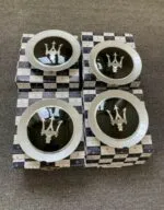 Maserati Ghibli Wheel Center Caps (Set of 4) 152mm(59mm) #670013626 - Image 3