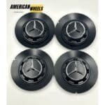 Mercedes Benz BC748 Wheel Cap 164mm Matte Black