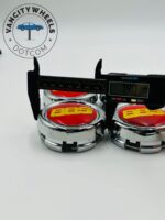 BBS Red and Gold Wheel Caps - 4pc Luxury Hubcap Set - Image 8