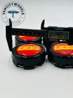 BBS Red and Gold Wheel Caps - 4pc Luxury Hubcap Set - Image 7