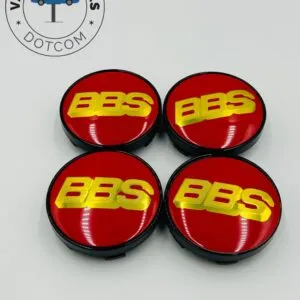 BBS Red and Gold Wheel Caps