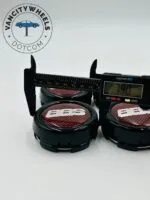 4Pcs BBS Kraftfahrzeugtechnik AG Wheel Center Caps Red Silver - Image 7