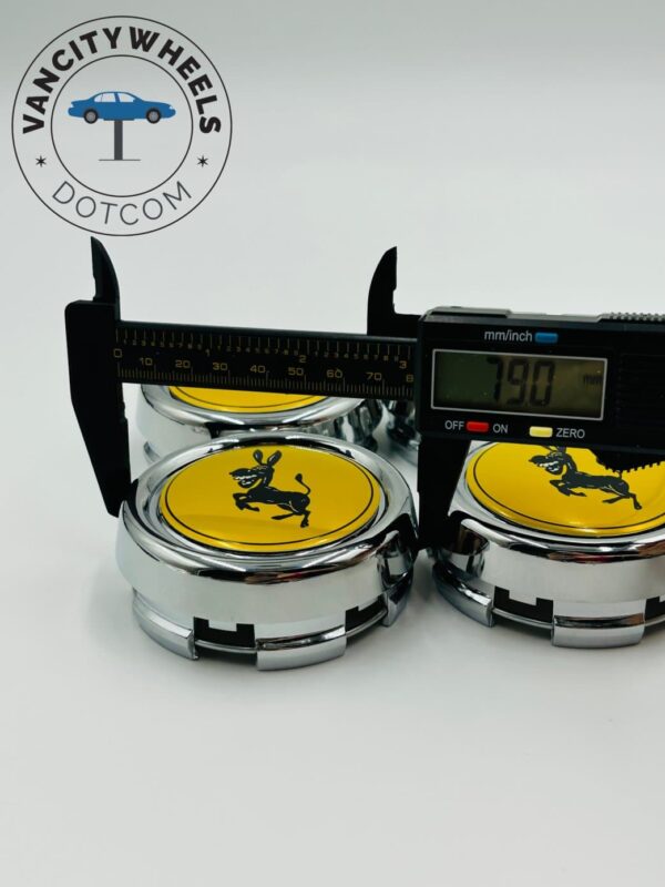 Ferrari Donkey Horse Wheel Caps – 60mm (4Pcs) - Image 8