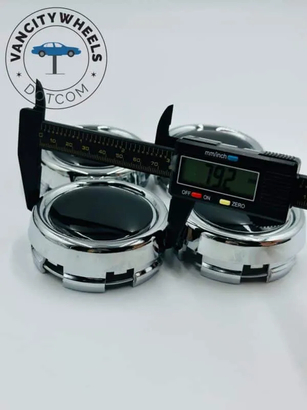 Black Wheel Center Caps 60mm – Sleek Fit (4Pcs) - Image 8