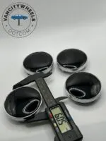 Black Wheel Center Caps 60mm – Sleek Fit (4Pcs) - Image 4