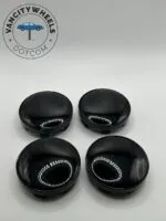 Black Wheel Center Caps (4Pcs) 60mm