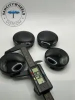 Black Wheel Center Caps 60mm – Sleek Fit (4Pcs) - Image 3