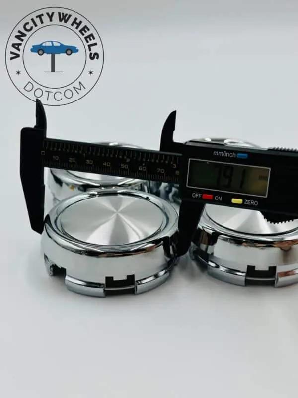 Chrome Wheel Center Caps – 4Pcs Set for Enhanced Wheel Style - Image 8