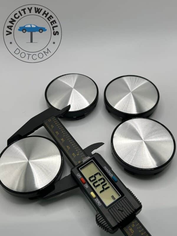 Chrome Wheel Center Caps – 4Pcs Set for Enhanced Wheel Style - Image 3