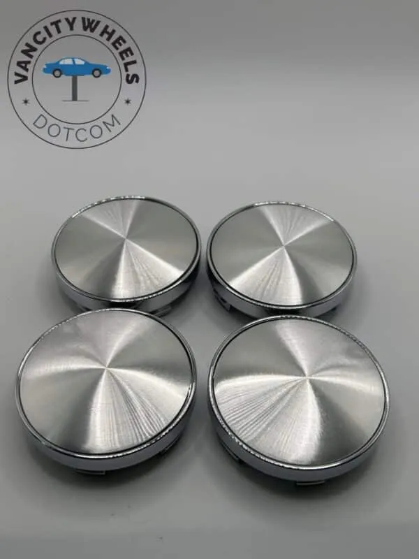 Chrome Wheel Center Caps – 4Pcs Set for Enhanced Wheel Style - Image 2