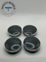 Grey Wheel Center Caps – Stylish Design (4Pcs) - Image 2