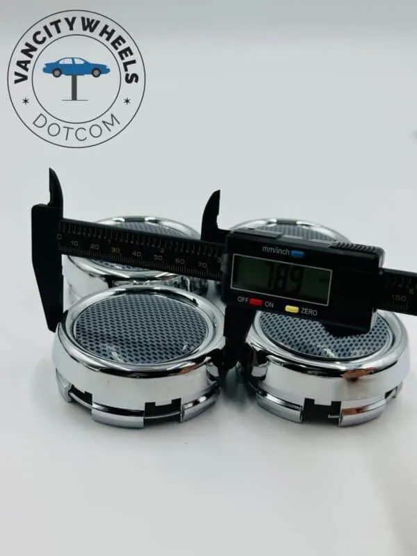 Grey Wheel Center Caps – Stylish Design (4Pcs) - Image 8