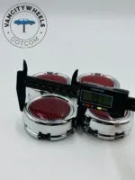 Red & Black Wheel Center Caps – Upgrade Your Vehicle’s Style - Image 8
