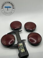 Red & Black Wheel Center Caps – Upgrade Your Vehicle’s Style - Image 3