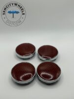 Red & Black Wheel Center Caps – Upgrade Your Vehicle’s Style - Image 2