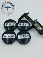 Premium 4Pcs BBS Kraftfahrzeugtechnik AG Wheel Center Caps in Varied Sizes & Wheel Cap Base Colors - Image 3