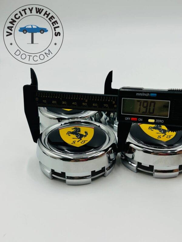 Ferrari Handmade Wheel Center Cap Stickers – Set of 4 - Image 8