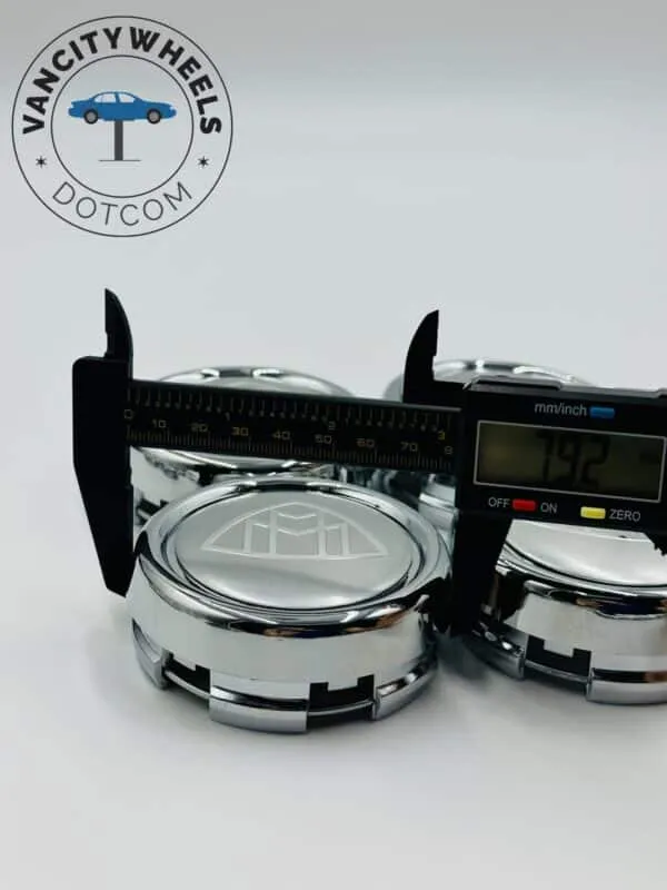 Premium 4Pcs Mercedes-Maybach Wheel Center Caps in Varied Sizes & Wheel Cap Base Colors - Image 8