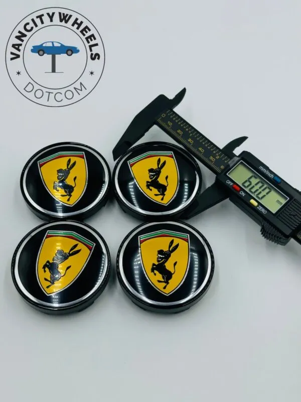 4pc Donkey Wheel Caps - 60mm, Versatile Fit for All Wheels - Image 3