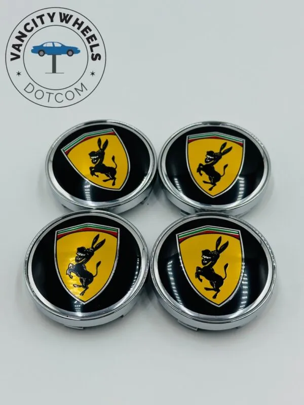 4pc Donkey Wheel Caps - 60mm, Versatile Fit for All Wheels - Image 2