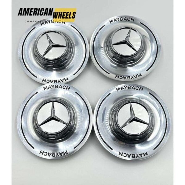 Chrome Mercedes Benz Maybach Center Cap Wheel Hub Cover G010 C, Fits Mercedes 146mm Wheel Center Hole, Mercedes Benz Wheel Cap Covers