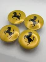 Ferrari Replacement Wheel Center Caps – Yellow OEM Style (4PCS) | 355, 360, 430, 458, 488, F12 - Image 3