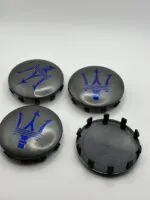 Maserati Quattroporte / Ghibli Caps Grey Blue 60mm 4pcs
