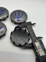 Maserati Quattroporte / Ghibli Caps – Grey Blue, 60mm, 4Pcs - Image 4