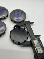 Maserati Quattroporte / Ghibli Caps – Grey Blue, 60mm, 4Pcs - Image 4