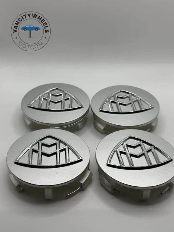 Mercedes Maybach-S Class Silver Wheel Caps – Set of 4 - Image 2