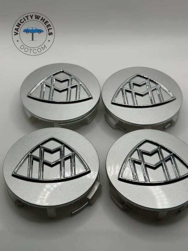 Mercedes Maybach-S Class Wheel Center Caps – Takeoff (Set of 4) – Silver