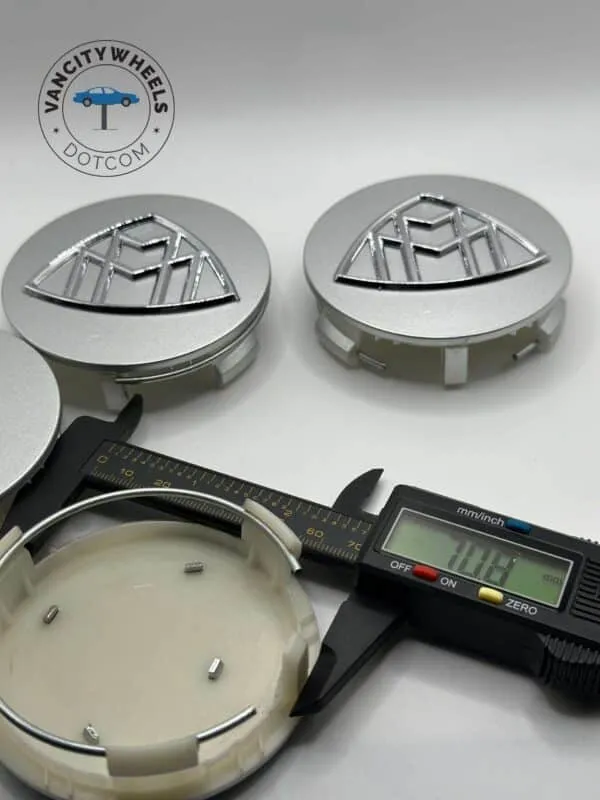 Mercedes Maybach-S Class Silver Wheel Caps – Set of 4 - Image 5