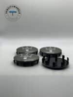 Maserati Wheel Center Caps – 4Pcs, QP/Ghibli, Matte Grey/Silver - Image 4