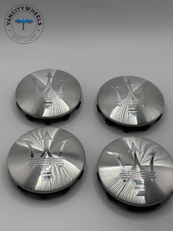 thumbnail image 2 of Genuine Maserati Ghibli / Quattroporte Wheel Center Hub Cap – 670010510, Silver, Car Wash Safe 2 of 5