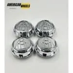 Mercedes AMG 60mm Chrome Wheel Center Cap