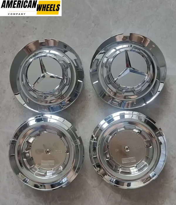 Mercedes Benz 146mm Chrome Wheel Cap – C-1028 17028 - (Set of 4) - Image 10