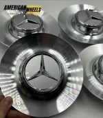 Mercedes AMG W222 Center Caps – 145mm/68mm, Hub Cover Emblem - (Set of 4) A2224002800 - Image 4
