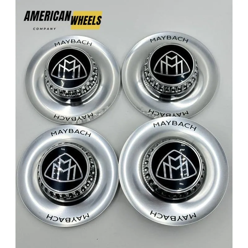 a2234000500 maybach chrome plates with chrome black maybach caps 1 Mercedes Maybach W223 V223 Hubcap