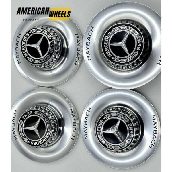 Chrome Mercedes Benz Maybach Hub Cap A2234000500, Fits Maybach 146mm Wheel Center Hole, Center Cap Hub Cover Maybach S Klasse W223 V223 AMG