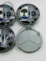 Mercedes Affalterbach Center Caps 74mm—AMG Style Set - Image 4