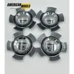 Bentley Wheel Center Caps Grey