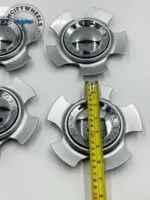 Bentley Wheel Center Caps – Silver/Chrome, Red Logo (4Pcs) - Image 5