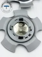 Bentley Wheel Center Caps – Silver/Chrome, Red Logo (4Pcs) - Image 6