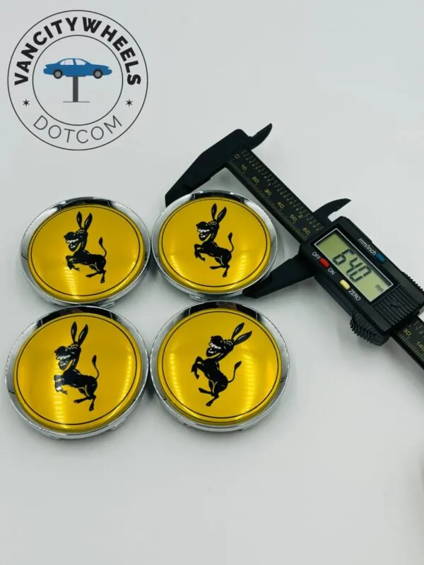 Ferrari Donkey Horse Wheel Caps – 60mm (4Pcs) - Image 6