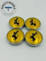Ferrari Donkey Horse Wheel Caps – 60mm (4Pcs) - Image 2