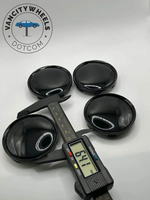 Black Wheel Center Caps 60mm – Sleek Fit (4Pcs) - Image 5